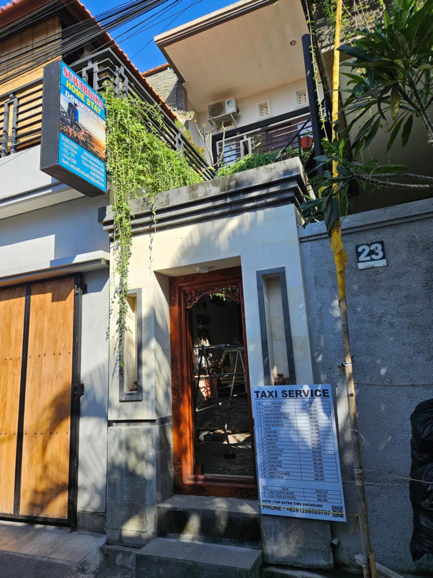 Sanur Suwardika Homestay & Dormitory מראה חיצוני תמונה